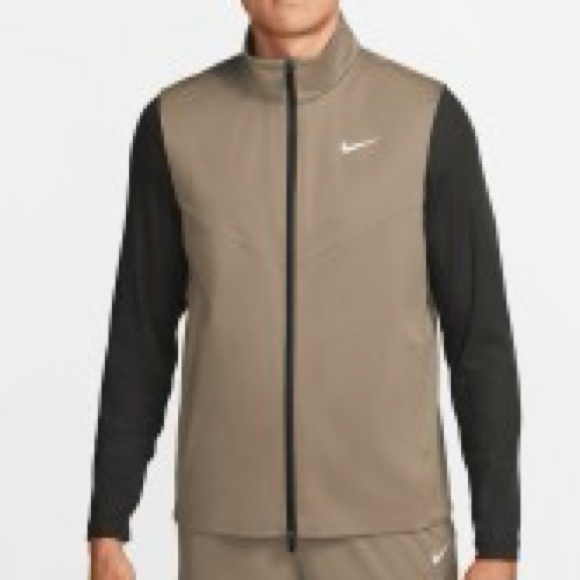 Nike Storm-FitAdv Men Golf Vest X-Large Tall Style DR9702-040 Olive/Grey - Picture 9 of 9